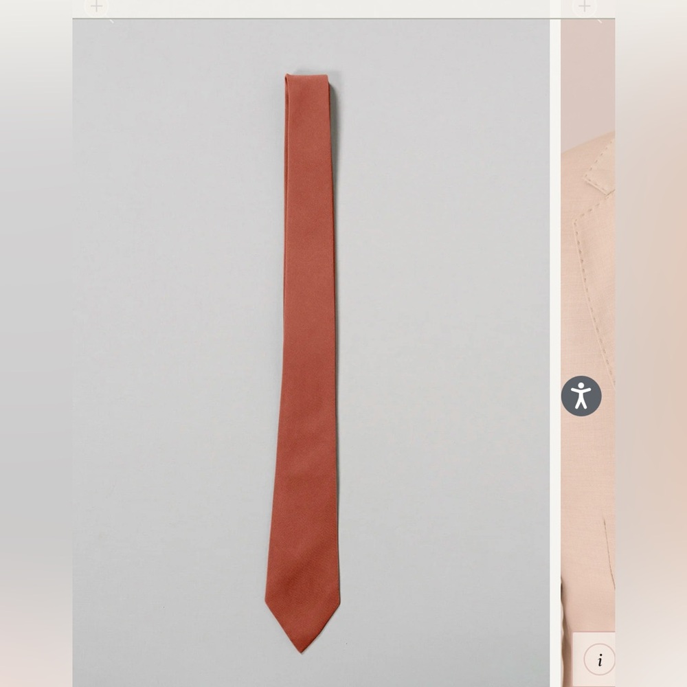 Revelry Chiffon Tie - Cinnamon Rose